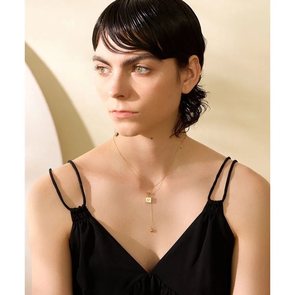 Colar Feminino Coração em Aço Inoxidável 2