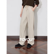 Calça Moletom Feminina Barrel Peluciada