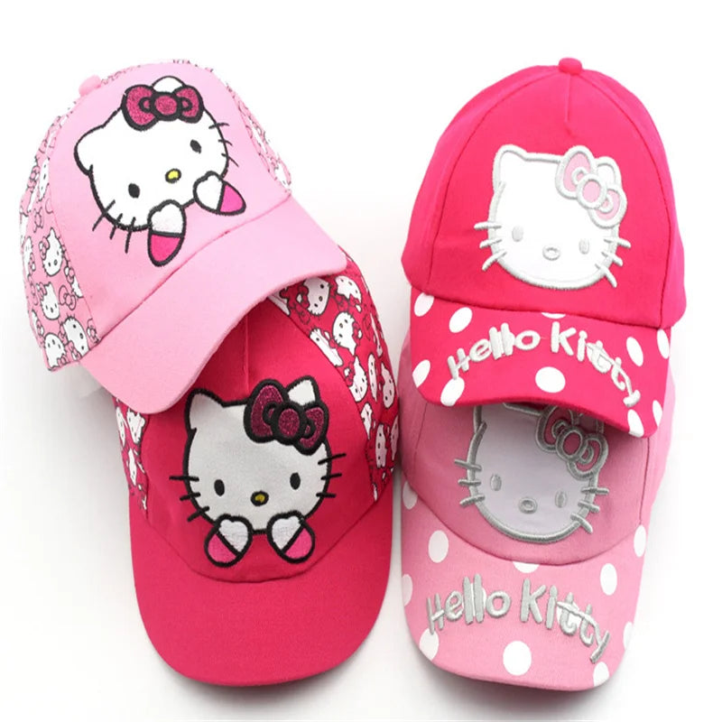 Boné Feminino Infantil Para Meninas de 2-8 anos