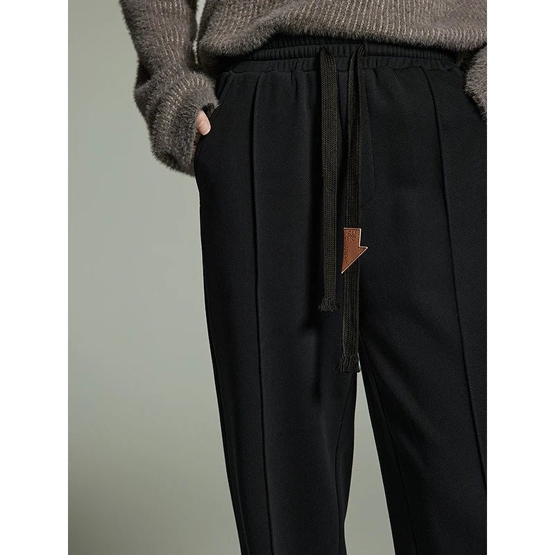 Calça Moletom Feminina Peluciada Wide Leg