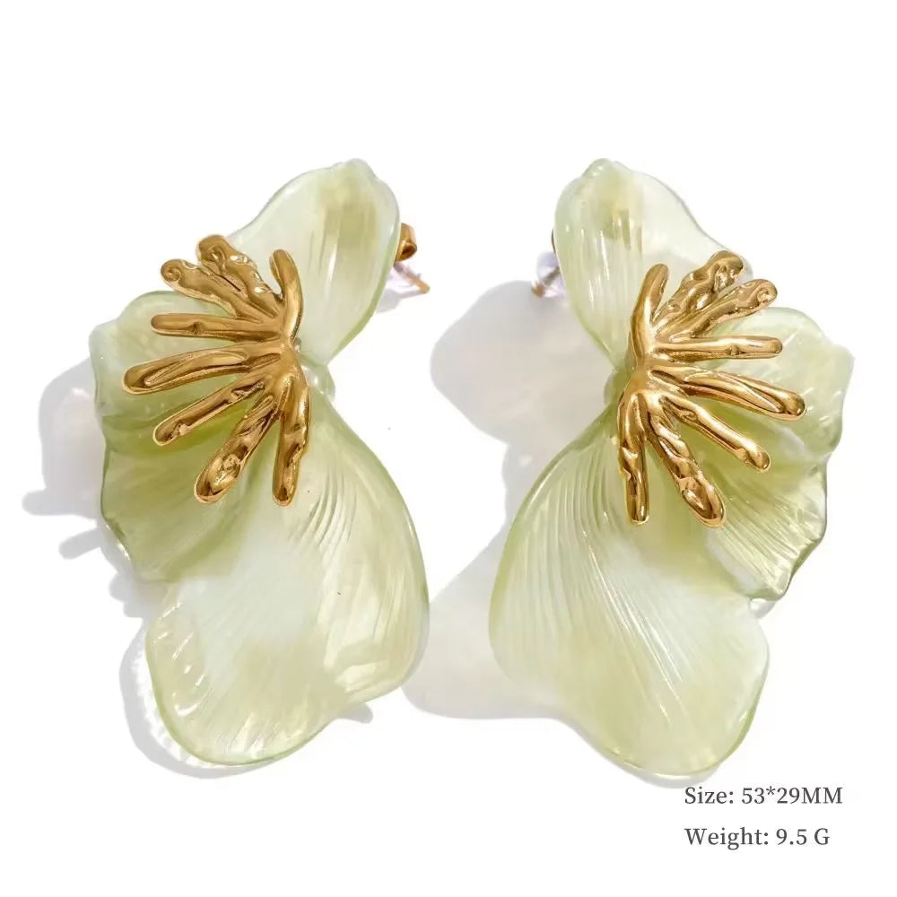 Brinco Flor de Folhas