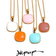 Colar Feminino Quadrado em Aço Inoxidável 4