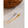 Colar Feminino Gota com Pérola em Aço Inoxidável 5