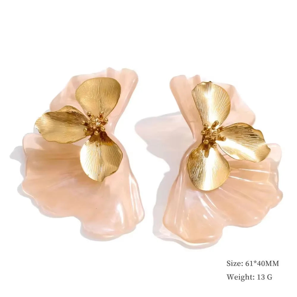 Brinco Flor de Folhas