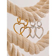 Brinco de Argola Coração Vazado