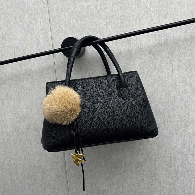 Bolsa Pequena de Mão Feminina em PU Couro Sintético com Alça Transversal