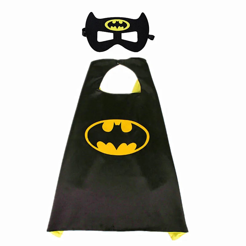 Capa + máscara Infantil Personagens dos Vingadores Batman