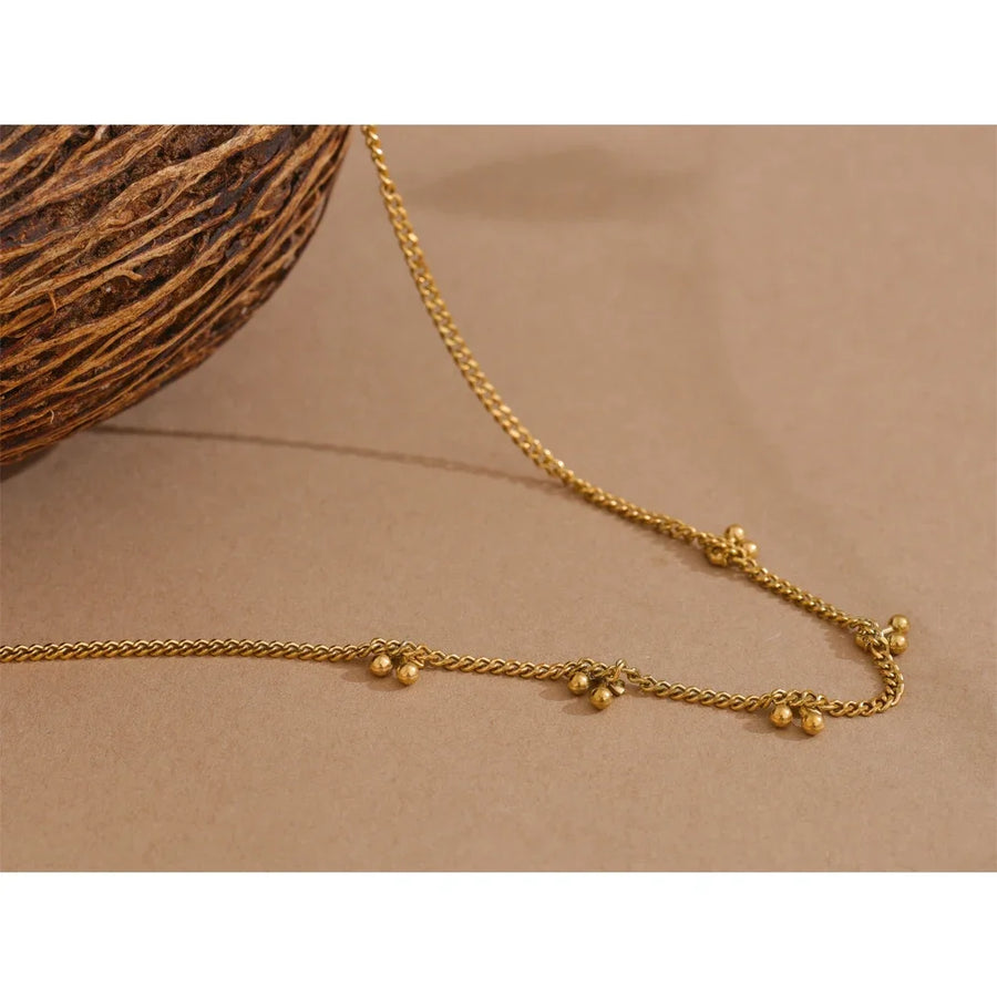 Colar Feminino Gota em Aço Inoxidável 11
