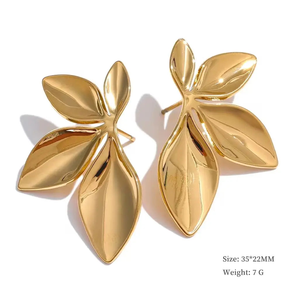 Brinco Flor de Folhas