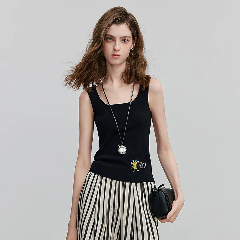 Blusa de Tricô Manga Curta Feminina