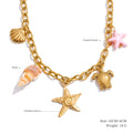 Colar Feminino Gota em Aço Inoxidável 6 YH1825A