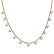 Colar Feminino Gota com Zircônia em Aço Inoxidável 8