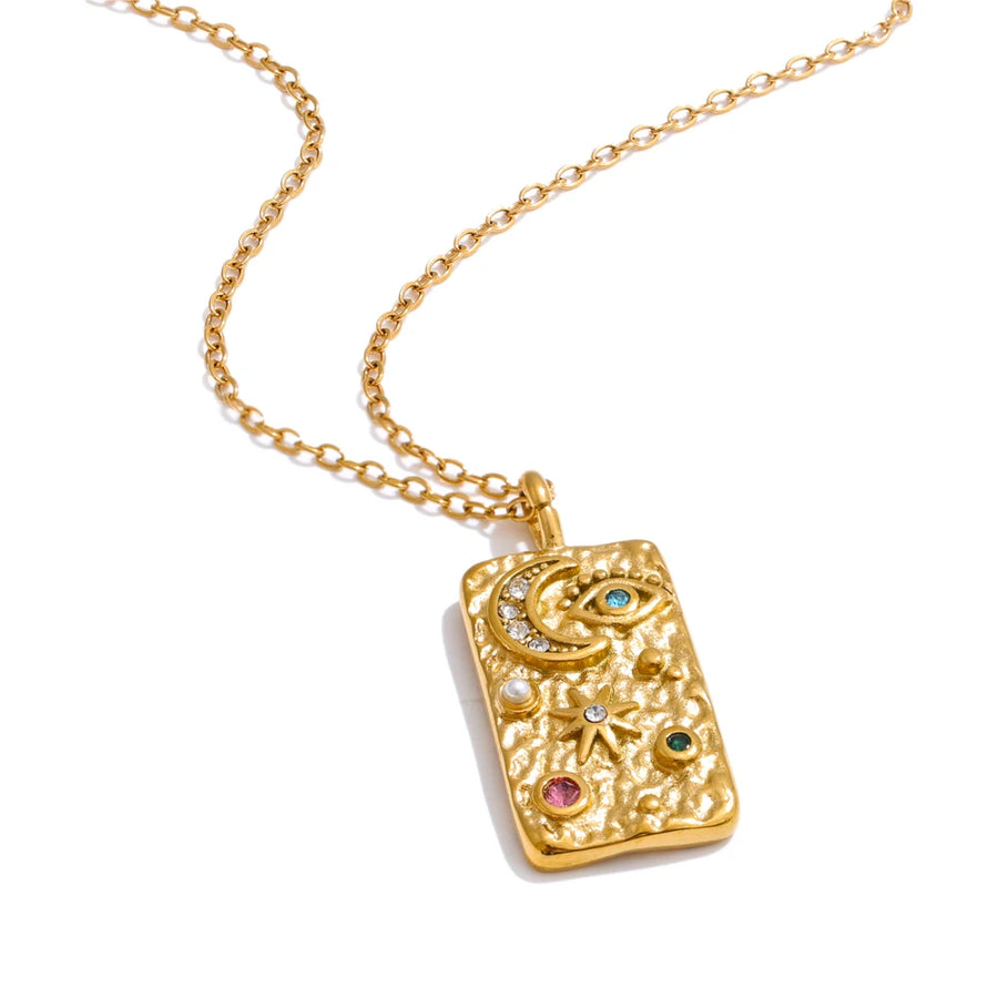 Colar Feminino Estrela com Zircônia em Aço Inoxidável 2 Único