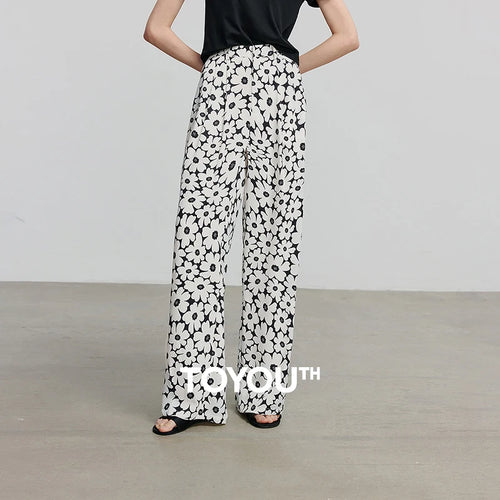 Calça Feminina Wide Leg Reta de Verão