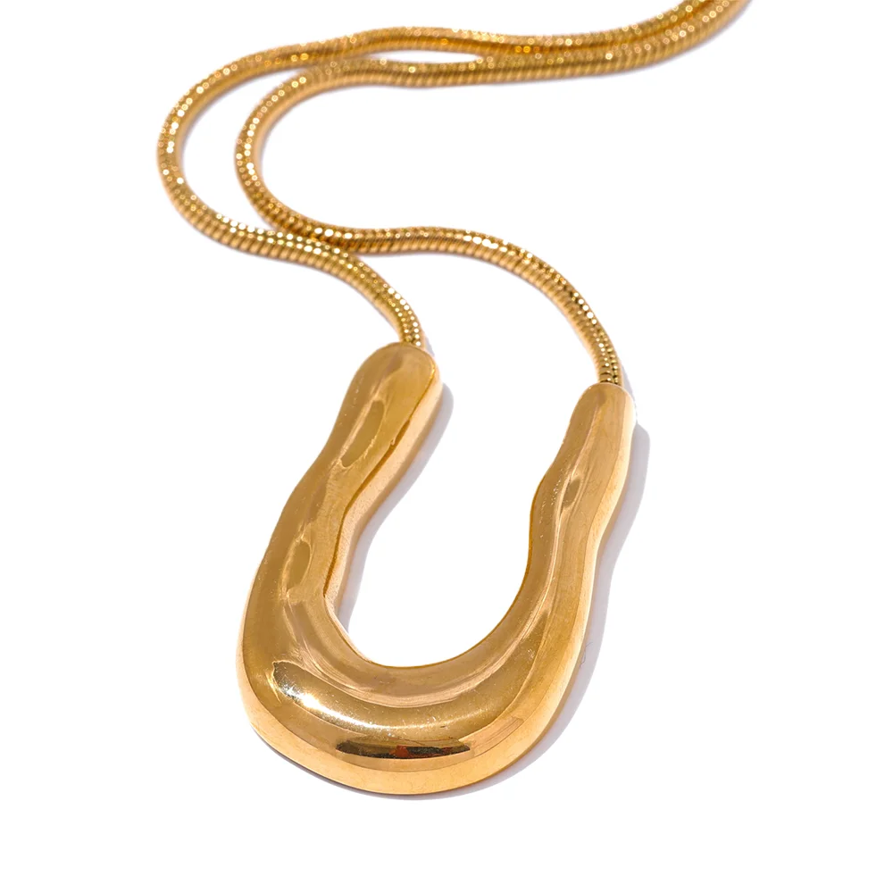 Colar Feminino Gota em Aço 316L 4 Ouro