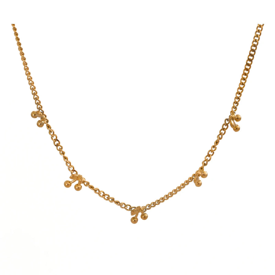 Colar Feminino Gota em Aço Inoxidável 11 Único