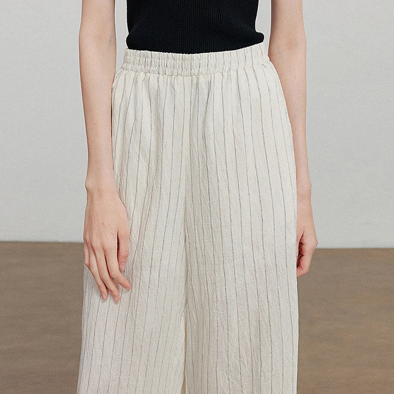 Calça Feminina Wide Leg Reta Leve