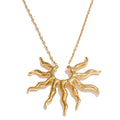Colar Feminino Gota em Aço Inoxidável 8 Ouro