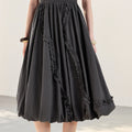 Vestido Midi com Recortes e Manga Curta