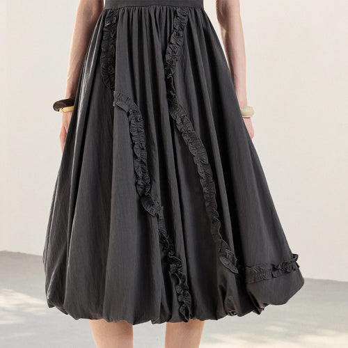 Vestido Midi com Recortes e Manga Curta