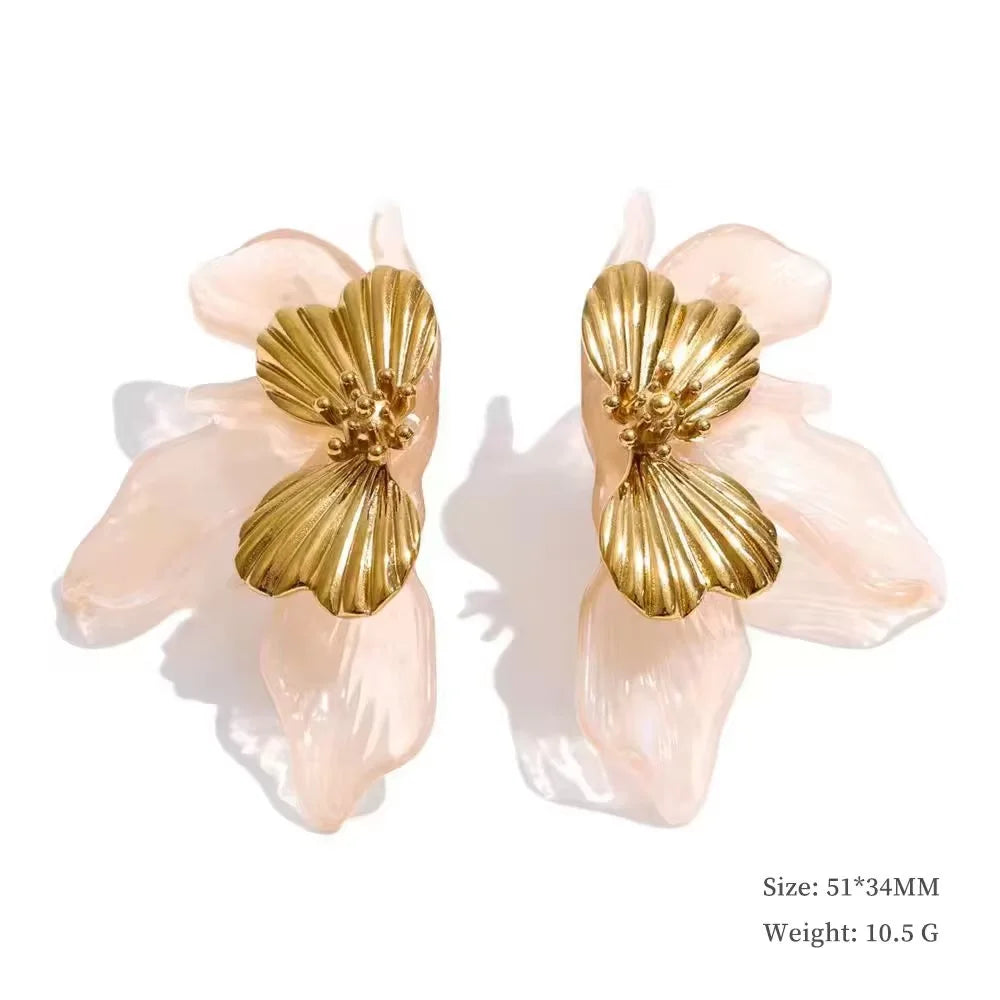 Brinco Flor de Folhas