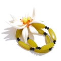 Yhpup Waterproof Trendy Petal Flower Handmade Necklace Bracelet Earrings Ring Fashion Stainless Steel PVD Plated Popular Jewelry YH854A Bracelet