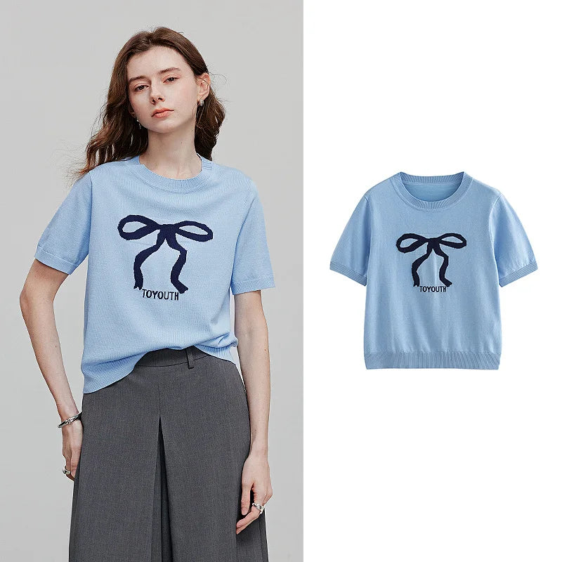 Blusa de Tricô Leve para o Verão