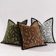 Cushion covers para sofá decorativos em chenille 45x45cm e 50x50cm