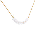 Yhpup Natural Aventurine Agate Tiger Stone Beads Chain Drop Necklace High Quality Fashion Collar Jewelry Gala Gift Wholesale White Agate