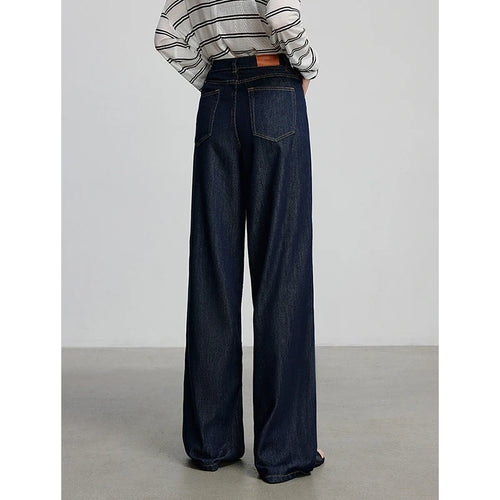 Calça Jeans Feminina Reta com Algodão e Acetato