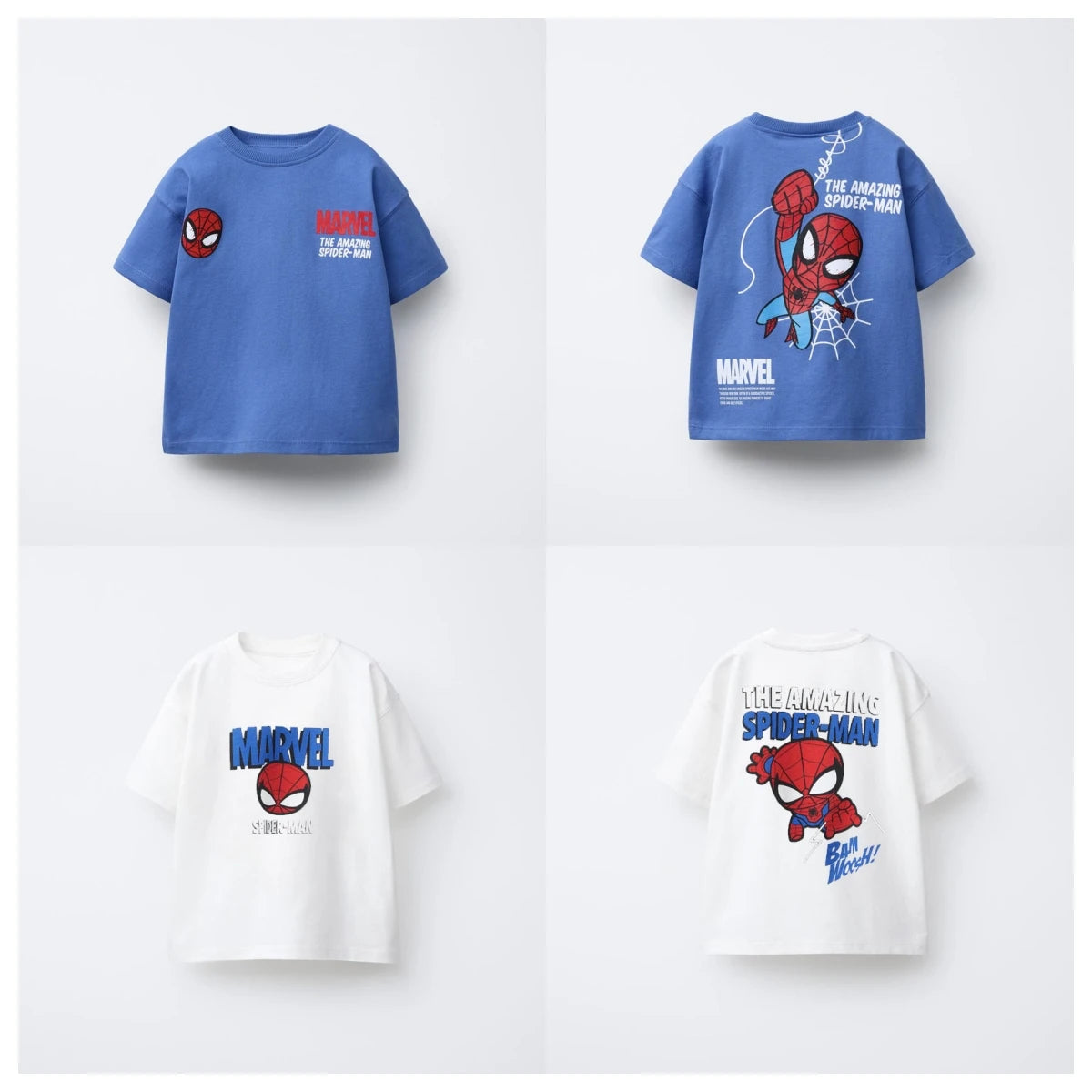 Camisa Homem Aranha - Tamanhos 9 meses-7 anos