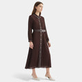 Saltos Designer de Malha Bordada para Mulheres