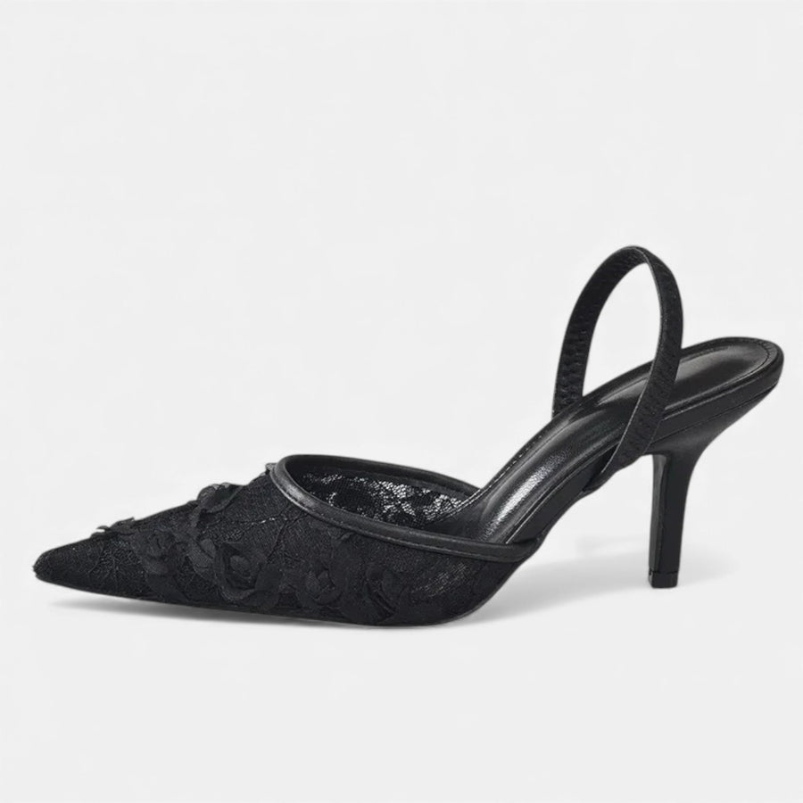 Saltos Designer de Malha Bordada para Mulheres