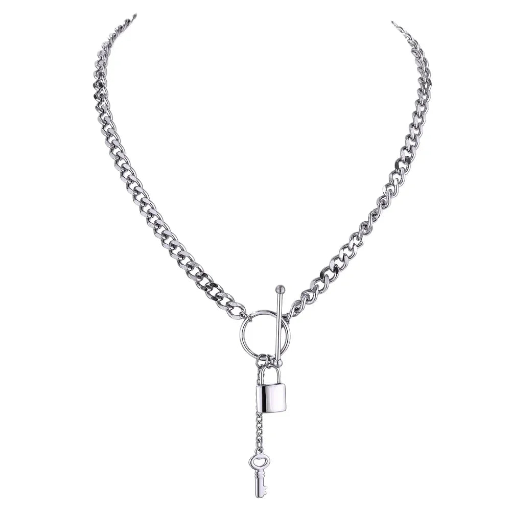 Colar Feminino Gota em Aço 316L 3 Prata