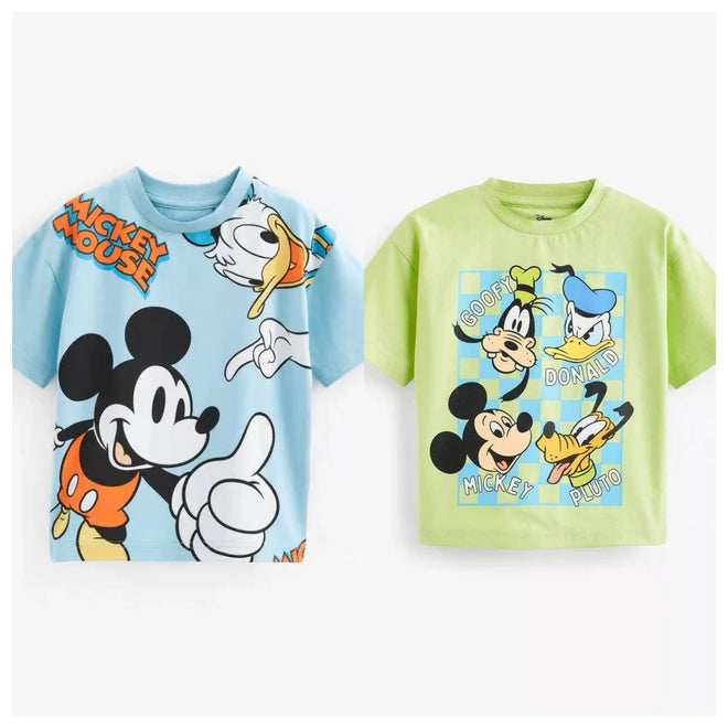 Camisa Masculina Infantil Mickey Tamanhos de 9 meses-7anos