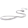 Yhpup New Stainless Steel Chain Cast Pendant Waterproof Clavicle Necklace Women 18K Gold PVD Plated Collar Jewelry High Quality YH889A Steel