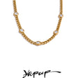 Colar Feminino Gota com Zircônia em Aço 316L