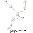 Colar Feminino Redondo com Pérola em Aço Inoxidável 3