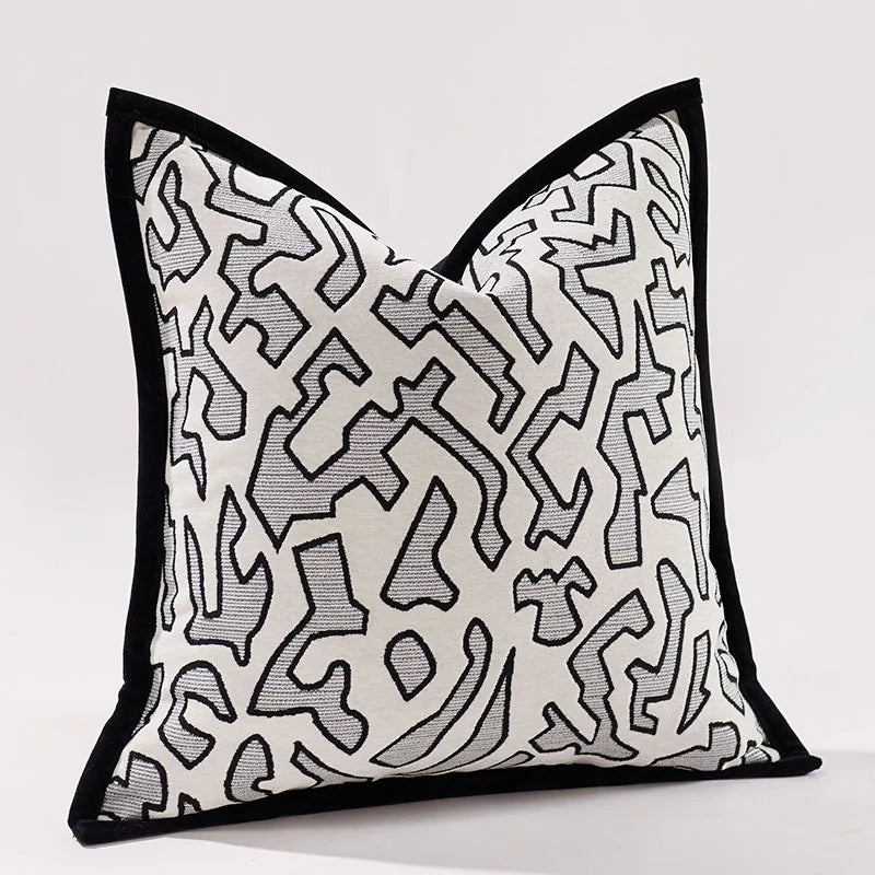 Cushion covers em chenille para sofá decorativos 45x45cm e 50x50cm — imagem 4