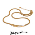 Colar Feminino com Pingente Concha e Concha Natural - Ouro