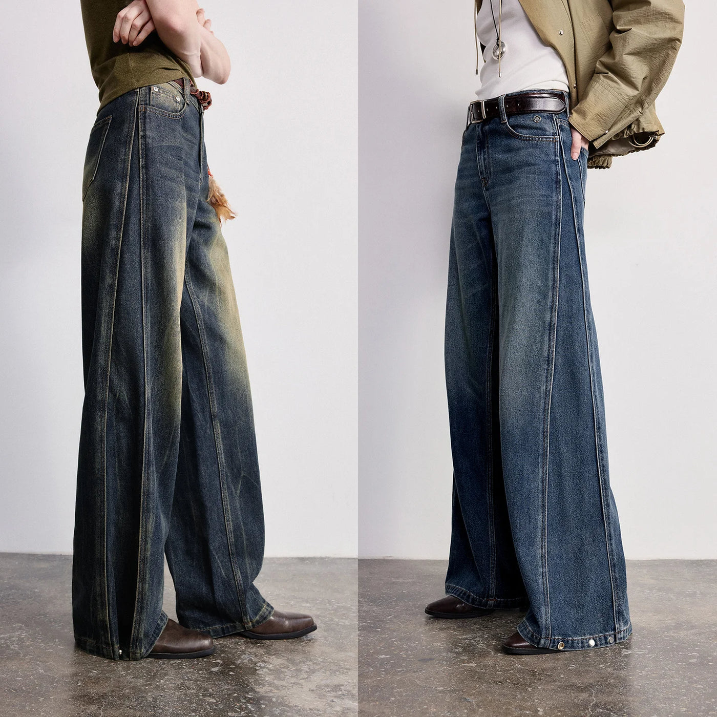 Calça Jeans Feminina Barrel com Acetato