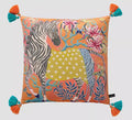 All-Seeing Eye Cosy Throw Cushion Cover Retro Boho Big Yellow Pupil Celestial Alchemy Cosmic Symbol Pillow Case Velvet Home Deco