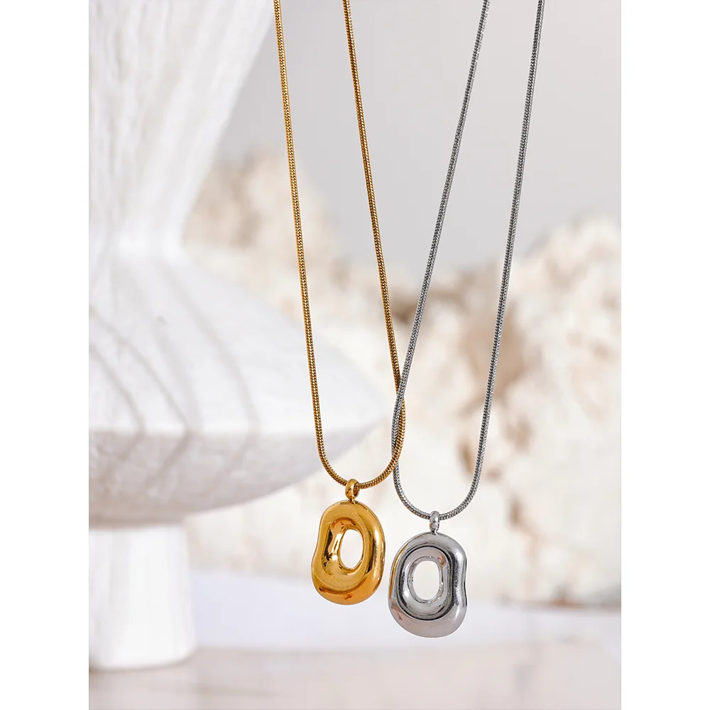 Colar Feminino Gota em Aço 316L 2