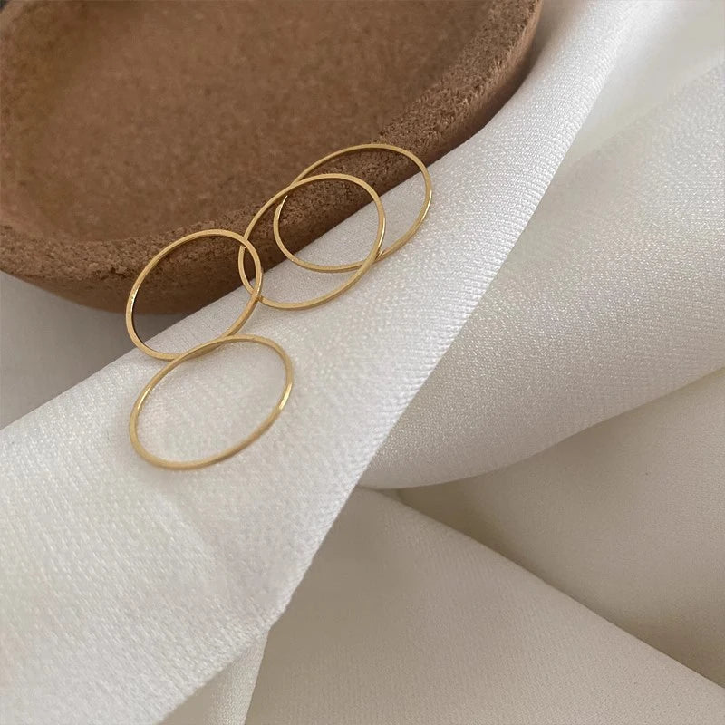 Anel Ultrafino 0,5 mm com Banho Ouro 18K