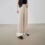 Calça Feminina Wide Leg Esportiva com Cós Elástico