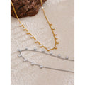 Colar Feminino Gota com Zircônia em Aço Inoxidável 8