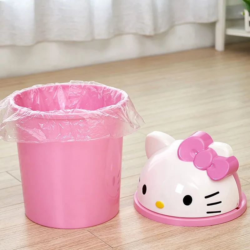 Cesto de Lixo Hello Kitty - Decoração Fofa