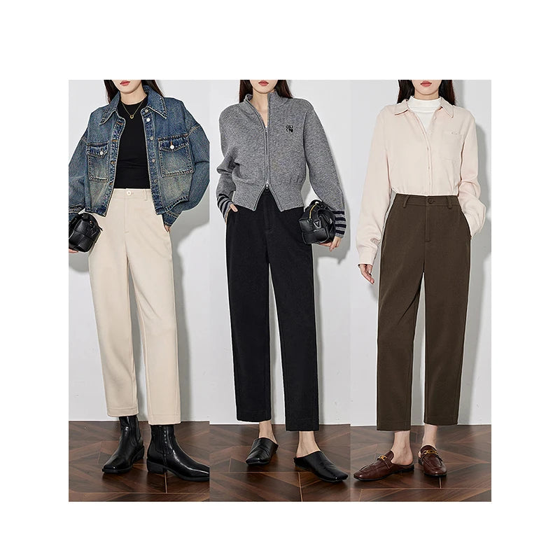 Calça Jogger Feminina Cropped com Cós Elástico