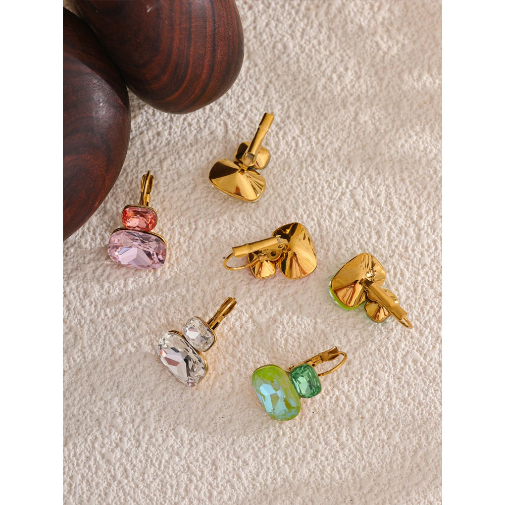 Brinco Argola Candy Crystal
