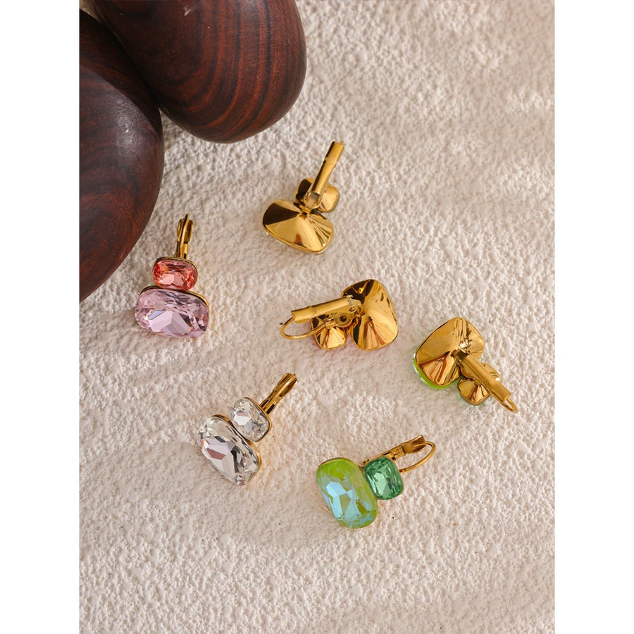 Brinco Argola Candy Crystal
